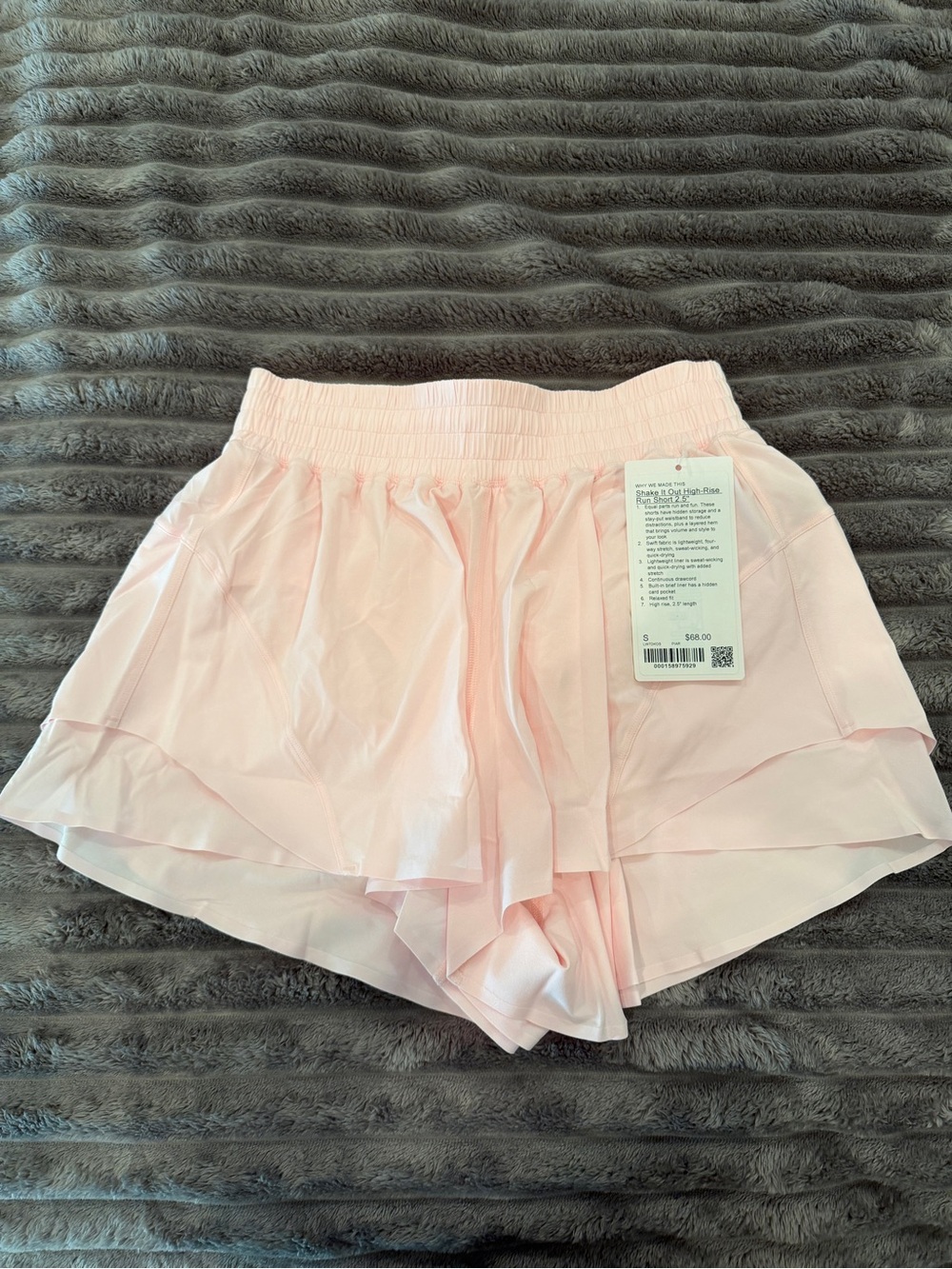 lululemon athletica Light Pink Layered Run Shorts